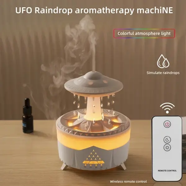 Rain Cloud Night Light Aromatherapy Humidifier