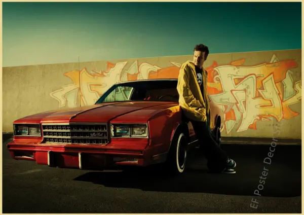Breaking Bad Retro Canvas Wall Art Poster - Image 29