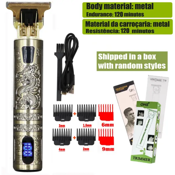 OHS T9 Hair Clipper Rechargeable Trimmer - Image 15