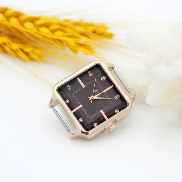 Rose Gold Square Watch Head 30mm 16mm Band - Image 19