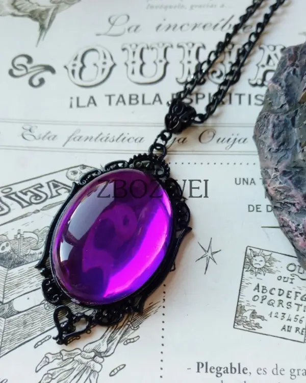 Gothic Vampire Charm Pendant Necklace Unisex - Image 7