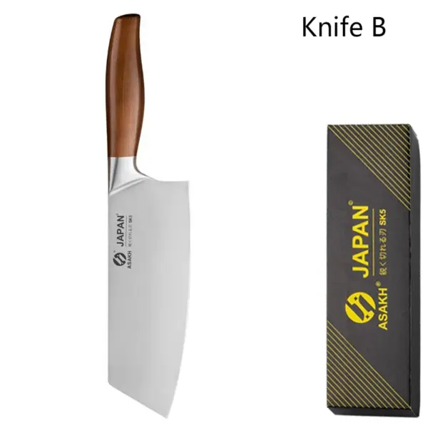 Japanese Stainless Steel Kitchen Knives Set - Image 9