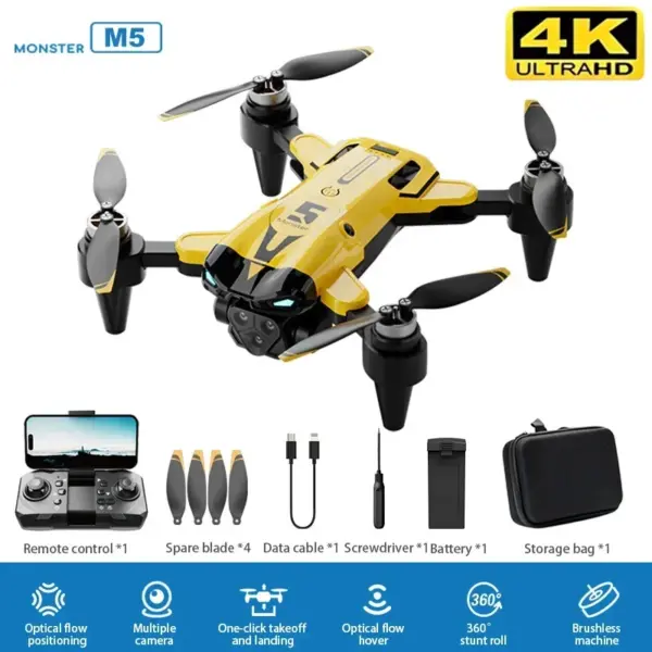 M5 Drone 8K HD Dual Camera Quadcopter - Image 11