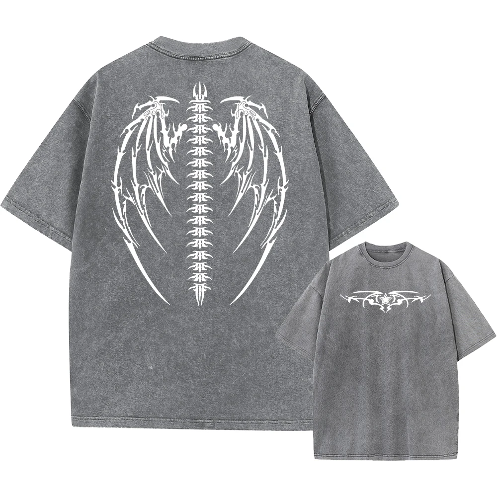 Vintage Printed Oversized Cotton Tees for Men 7 Vintage Printed Oversized Cotton Tees for Men - Image 7