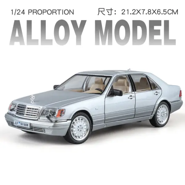 1:24 Mercedes-Benz W140 Classic Alloy Model Car - Image 7