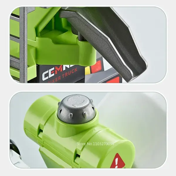 1:24 Alloy Electric Mixer Truck Toy Model - Image 5
