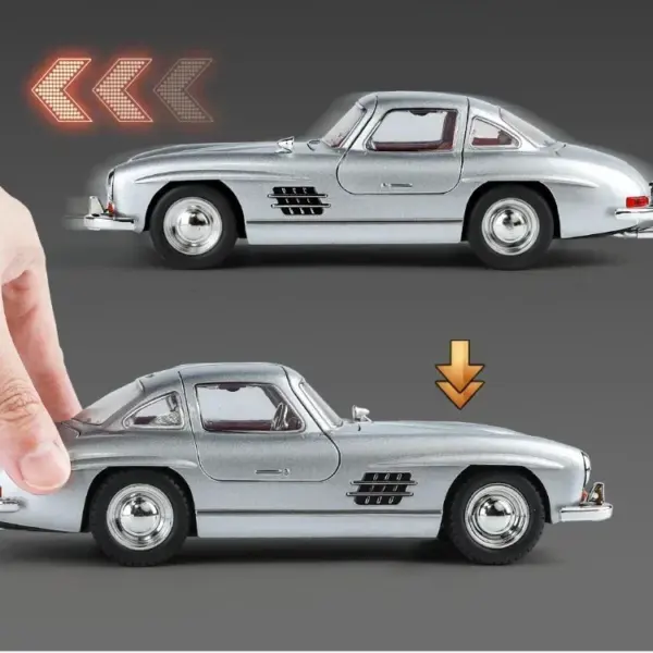 1:24 Diecast Mercedes-Benz 300SL Model Car - Image 5