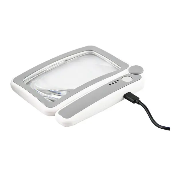 Handheld LED Magnifying Glass with 4x Zoom - Image 4