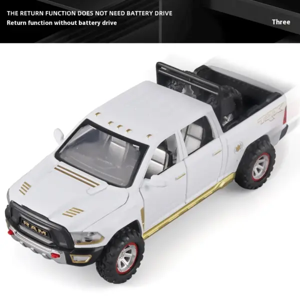 1:32 Dodge RAM Alloy Model with Sound & Lights - Image 6