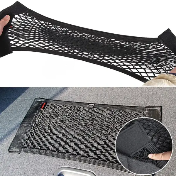 Car Back Seat Elastic Storage Organizer Bag - Image 6