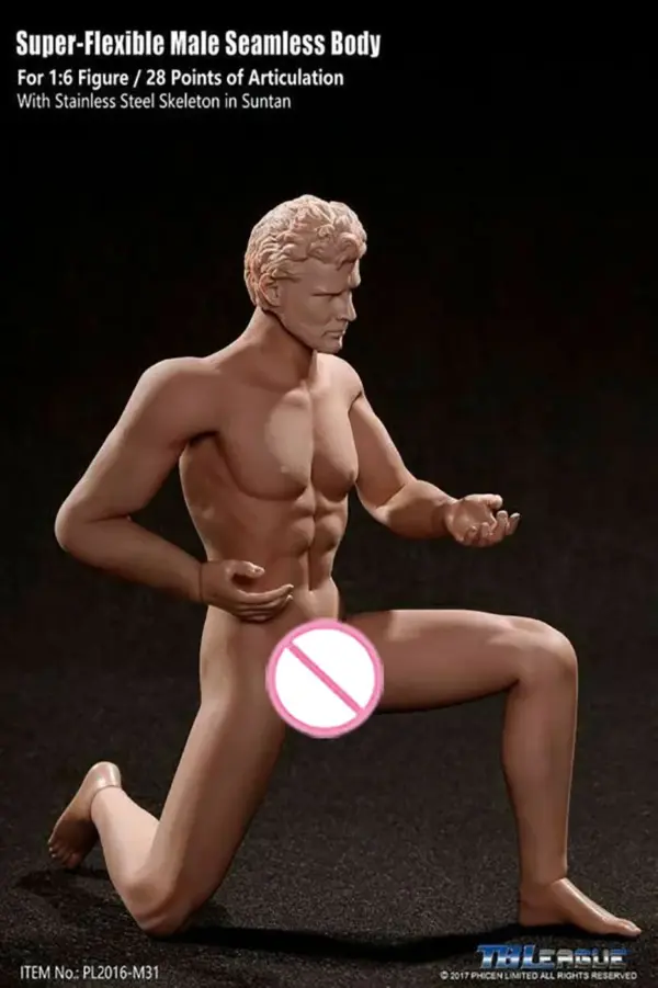 1/6 Seamless Male Doll Body Set for Action Figures - Image 3