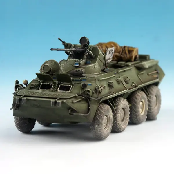 1:72 Scale Russian BTR-80A Plastic Model Vehicle - Image 5