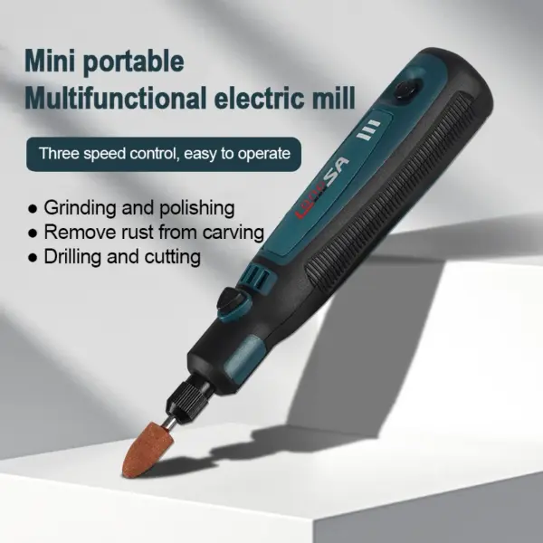 Wireless USB Rechargeable Mini Rotary Grinder - Image 2