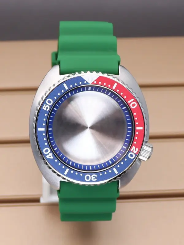 45mm Silver SKX Watch Case for Seiko NH35/NH36 - Image 42