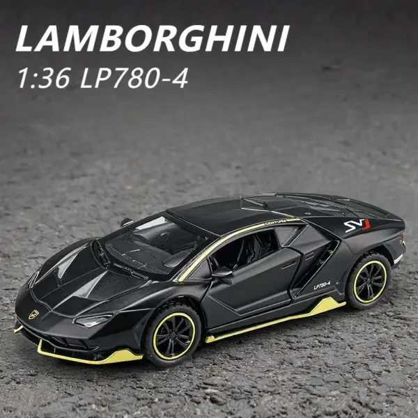 1:36 Lamborghini LP780-4 Diecast Model Car