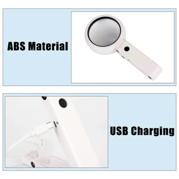 8 LED Foldable Magnifying Lamp with 5X/11X Lens - Image 4