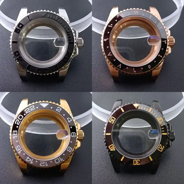 Stainless Steel GMT Watch Case for NH35 Movement