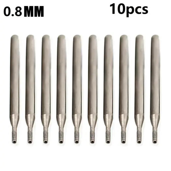 10 PCS Diamond Burr Drill Bits 0.8-4mm Set - Image 6