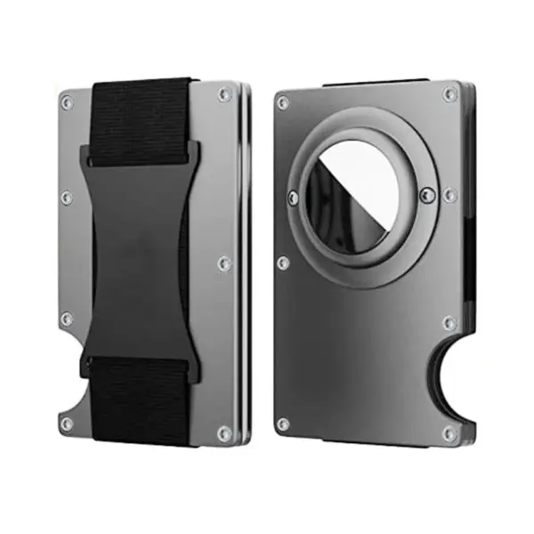 Aluminum Airtag Card Holder Wallet for Men - Image 11