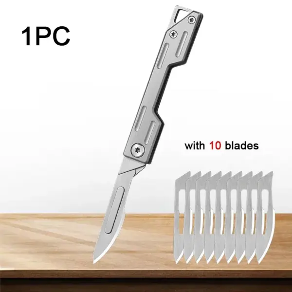 Stainless Steel Folding Mini Knife for Kitchen - Image 9