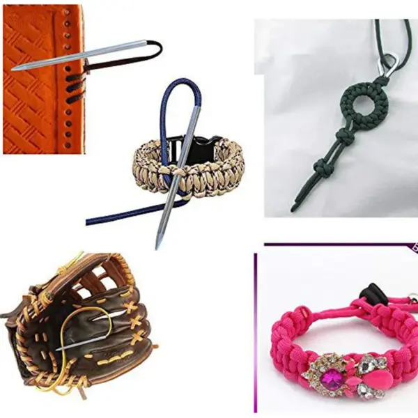 Stainless Steel Paracord Needle Set 4-10 Pieces - Image 3