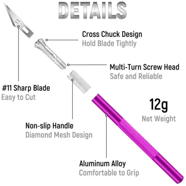 Precision Craft Knife Set for DIY Projects - Image 4