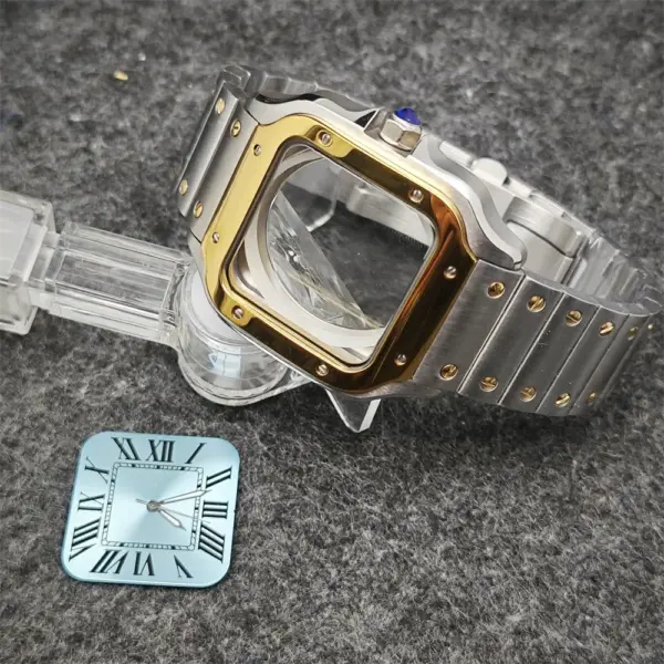 38mm Stainless Steel Watch Case for NH35 4R36 - Image 29