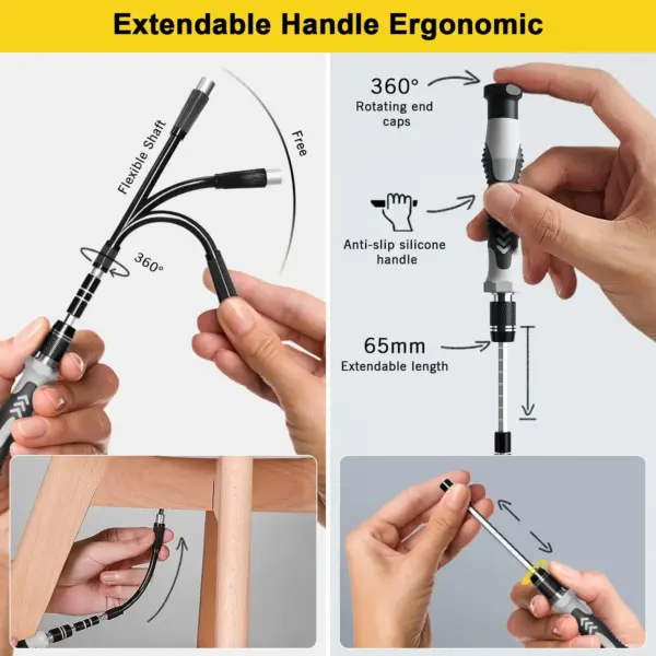 132 in 1 Precision Screwdriver Set with Storage - Image 5