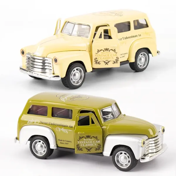 1:32 Alloy Chevrolet School Bus Model Toy - Image 3