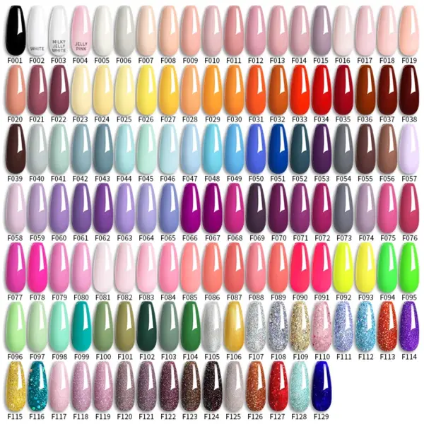 LILYCUTE 129 Colors 7ml Nail Gel Polish - Image 2