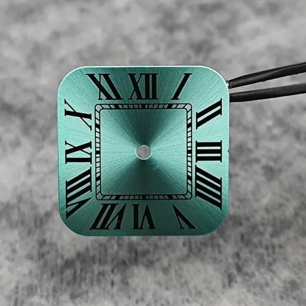 Square NH35 Watch Dial Set with Needle - Image 3