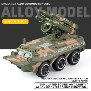Metal Tank Armored Vehicle Toy with Sounds 17 S296b8de94ffc49df84e3eb158a67c30bk