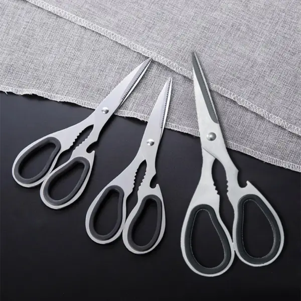 Multifunctional Stainless Steel Kitchen Scissors - Image 9