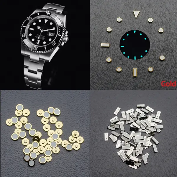 Blue Green Luminous Watch Dial for Seiko SKX - Image 2