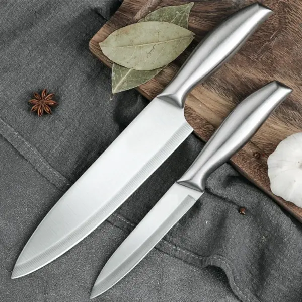 Stainless Steel Chef Knife - Multi-Purpose Kitchen - Image 9