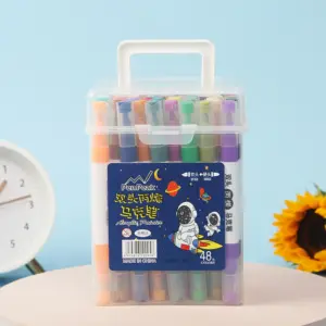 60 Color Dual Tip Acrylic Paint Markers 19 S29bc884cdd264994bb8aba91c30d0cc7O