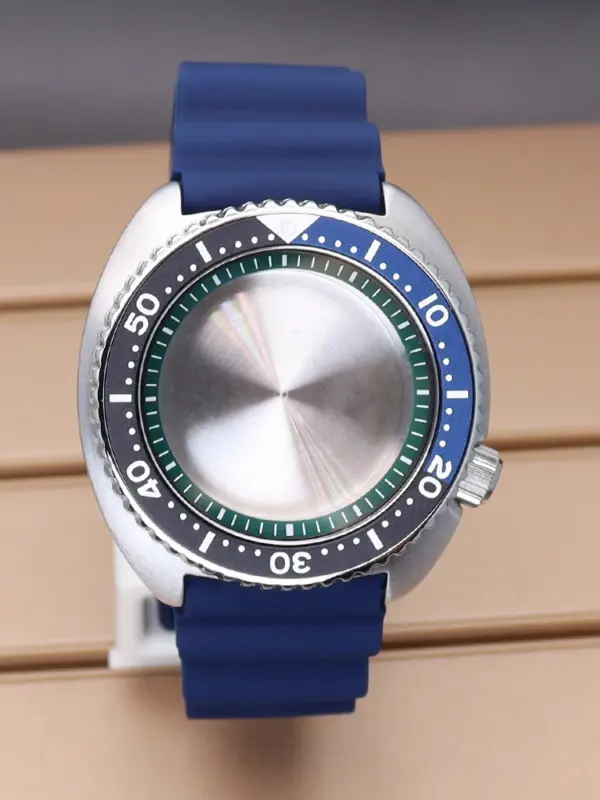 45mm Silver SKX Watch Case for Seiko NH35/NH36 - Image 17