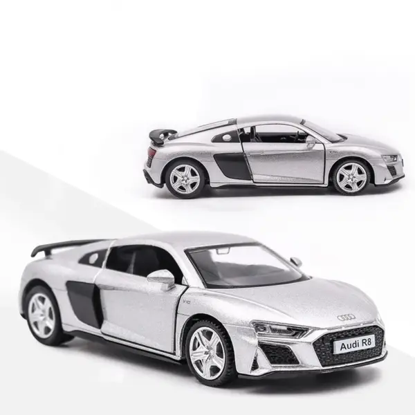 1:36 Audi R8 Coupe Diecast Model Car - Image 5