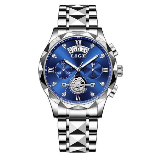 LIGE Men's Quartz Chronograph Watch Waterproof - Image 10