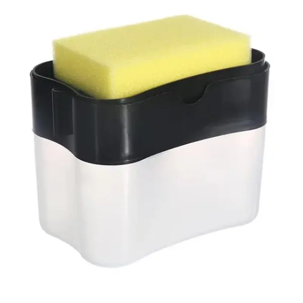 Kitchen Soap Dispenser with Sponge Holder - Image 8