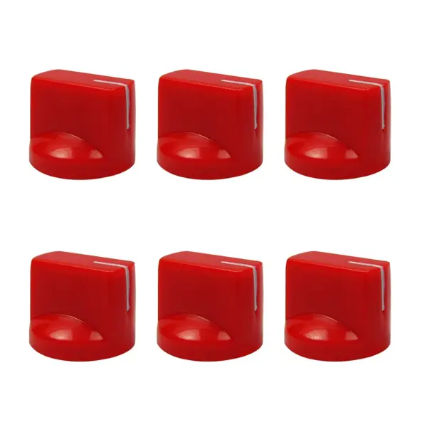 6PCS Plastic Guitar Amp Effect Pedal Control Knobs - Image 5