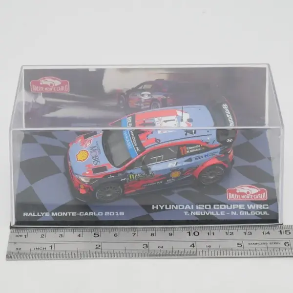 1:43 Scale Diecast Alloy Hyundai I20 WRC Model - Image 6