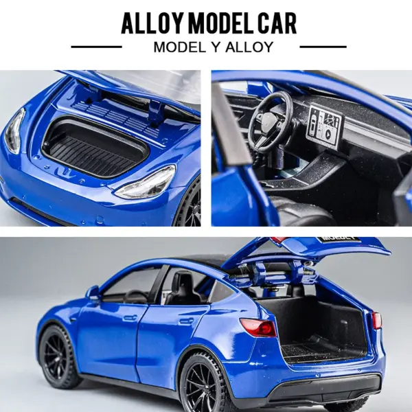 1:32 Tesla Model Y Diecast Car Model - Image 2