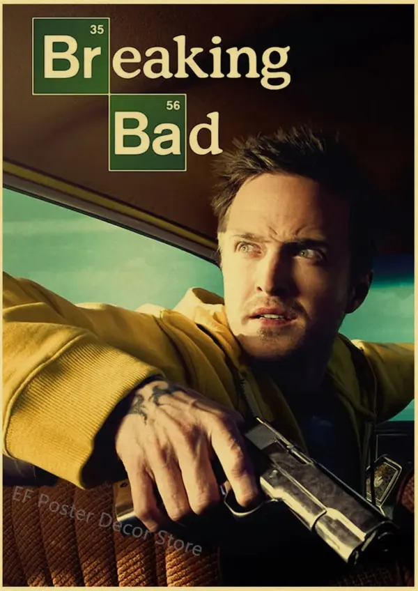 Breaking Bad Retro Canvas Wall Art Poster - Image 27