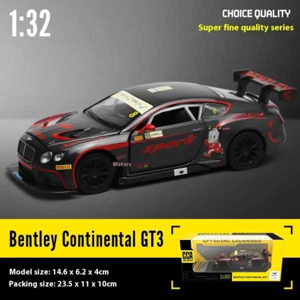 1:32 Scale Continental GT3 Alloy Model Car - Image 7