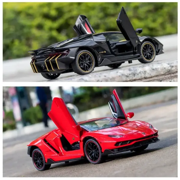 1:24 Scale Lamborghini LP770 Diecast Model Car - Image 4