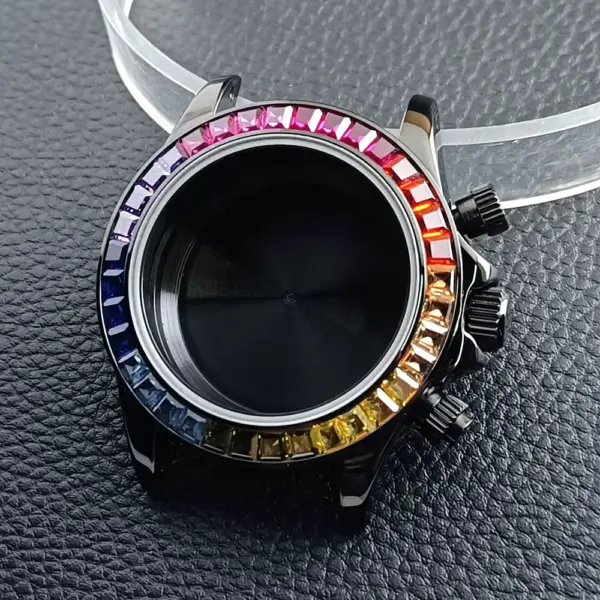 39.3mm Stainless Steel Watch Case for VK63 - Image 12