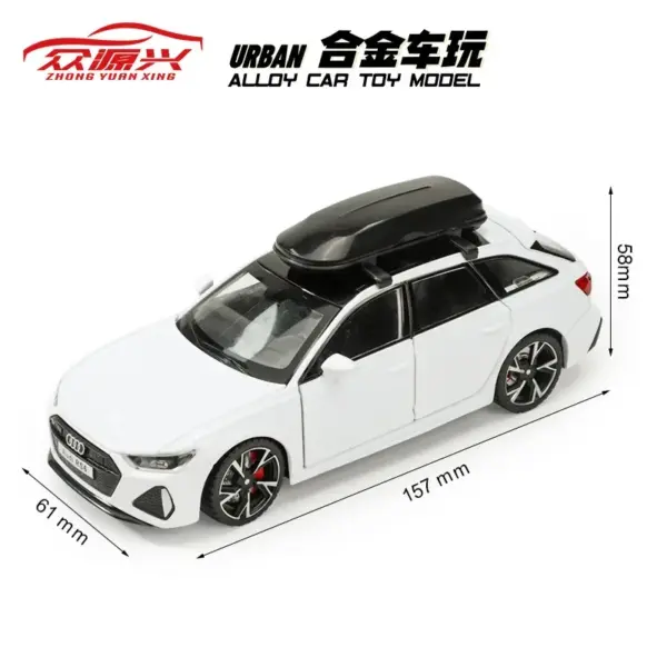 1:32 Scale Audi RS6 Diecast Model Car - Image 8