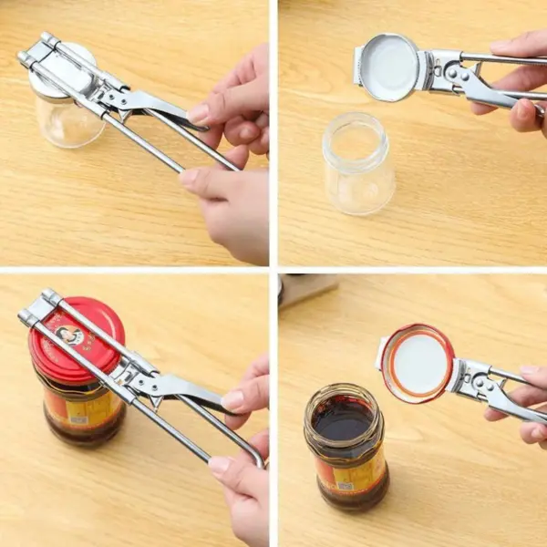 Adjustable Stainless Steel Jar and Bottle Opener - Image 4