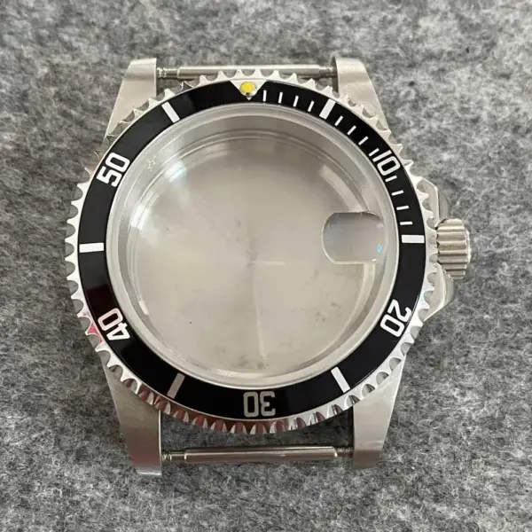 39.5mm Stainless Steel Retro Watch Case - Image 9